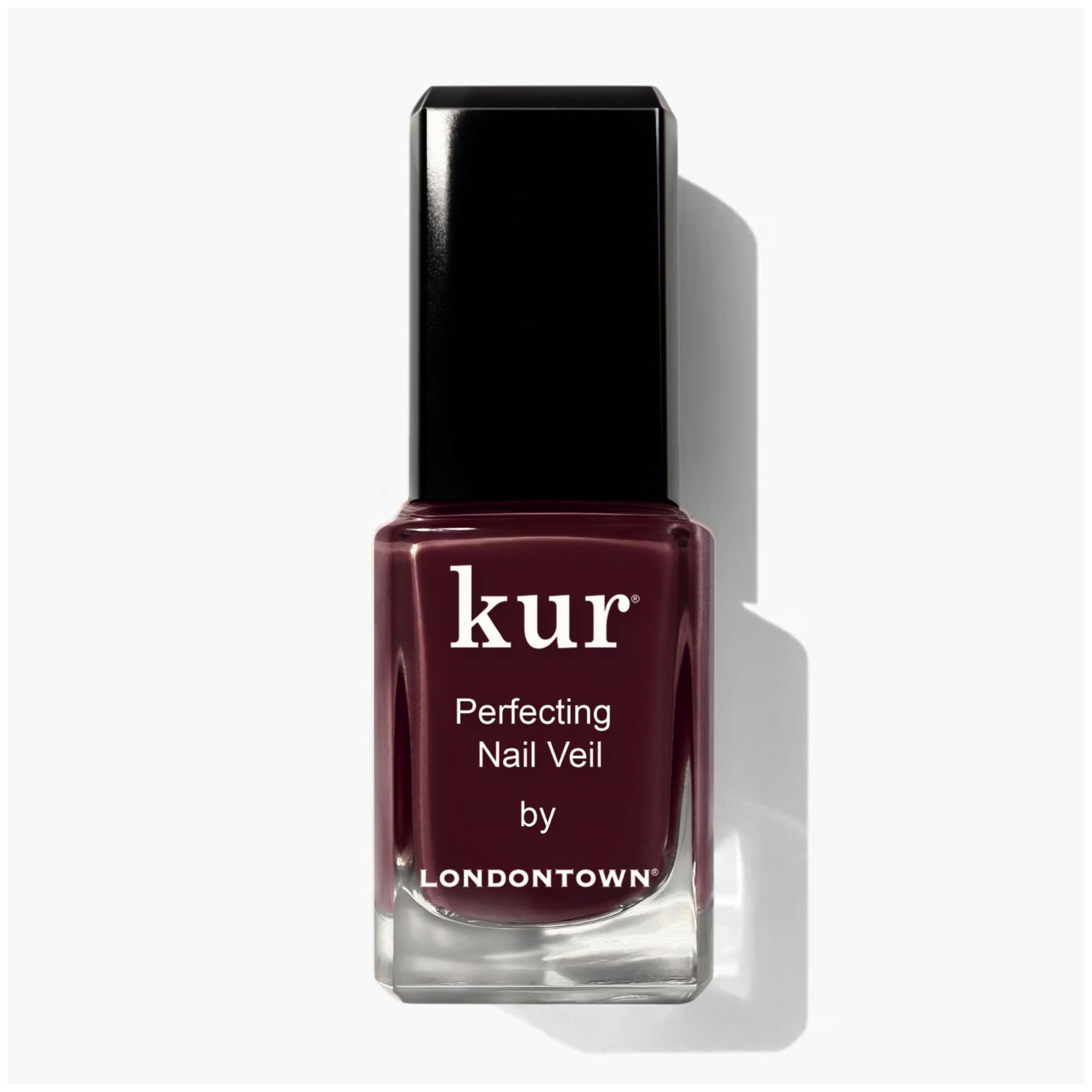 LONDONTOWN Nail Veil Enhancing Nail Care - Nail Protectant Nail Strengthener Natural Tint Vegan and Cruelty-Free Chip-Resistant