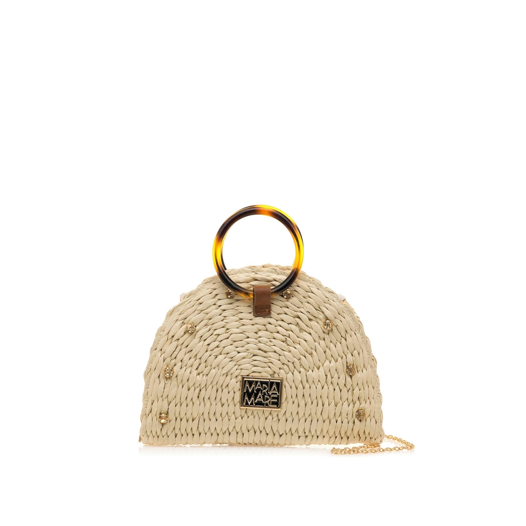 MARIAMARE Women's CADIE Bag, Beige, beige, SMALL