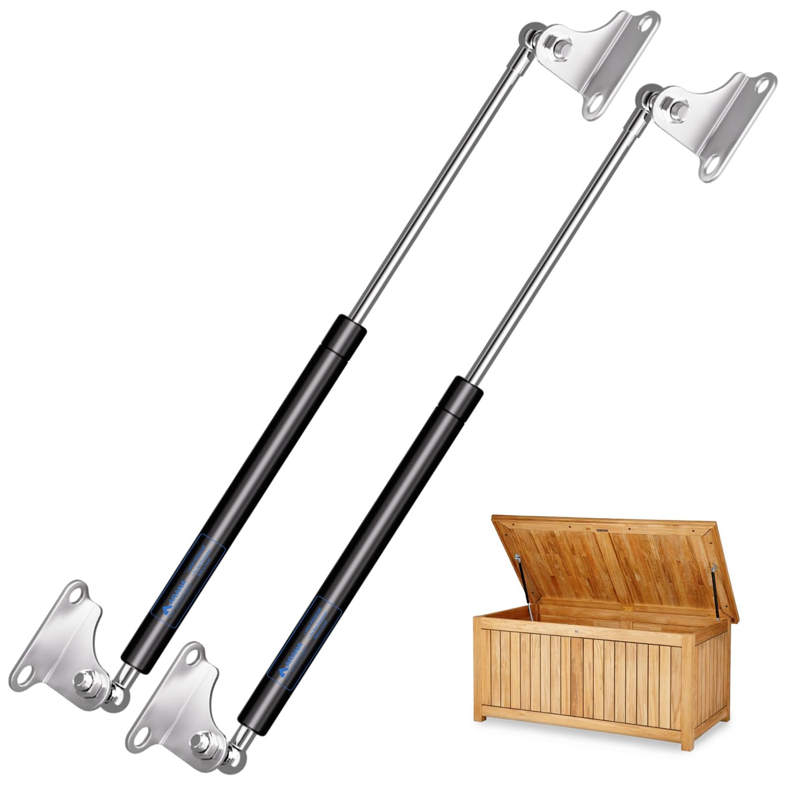 Sponsored Ad – ARANA Universal 380MM 298N 30KG Gas Struts for Heavy duty Ottoman Bed Floor Hatch Door Bin Storage Kitchen Cabinet and DIY Projects 38cm gas spring lift support shock with mounting brackets, 2PCS