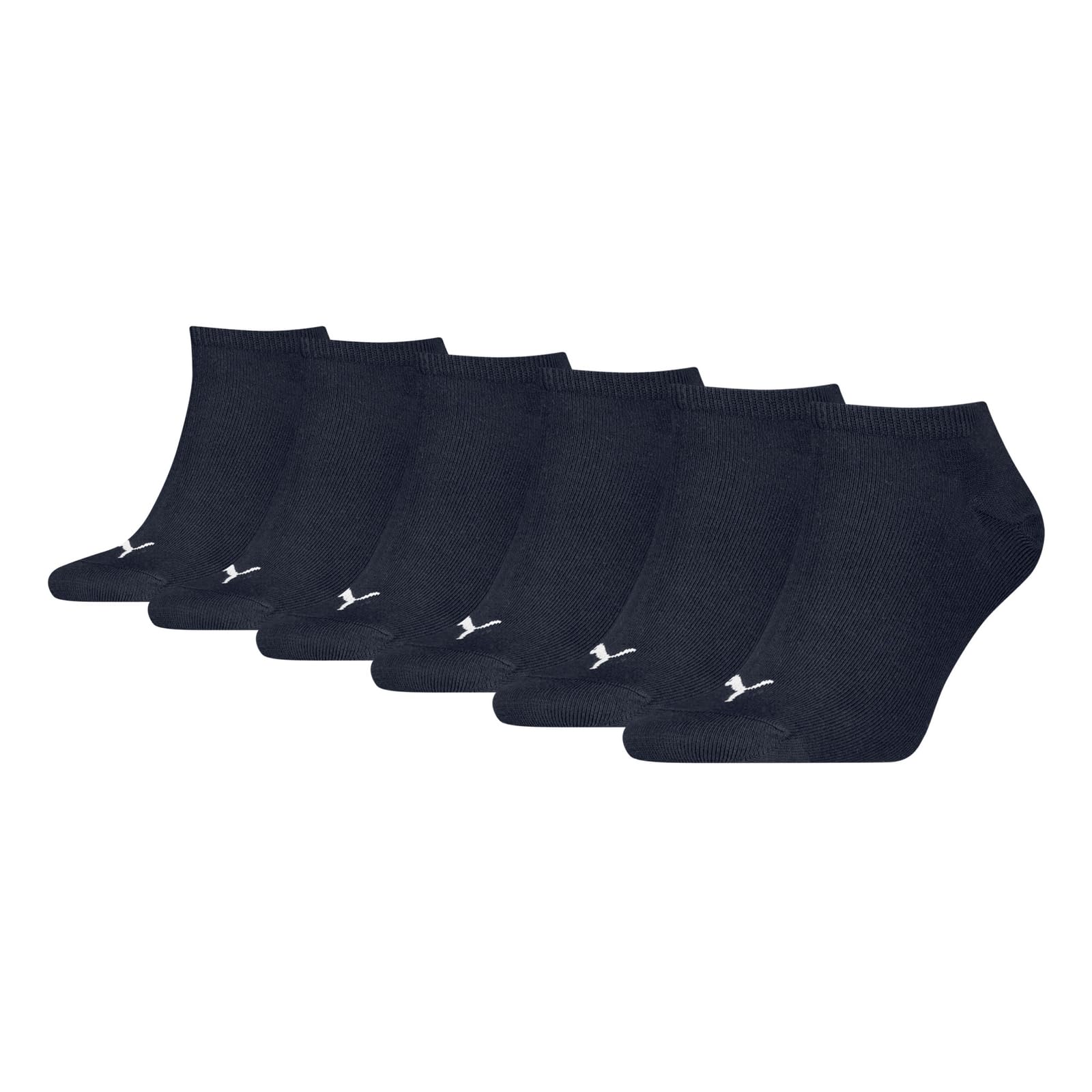 PUMA Unisex Sneaker Plain Sock, Navy-New, 43-46 (Pack of 3)