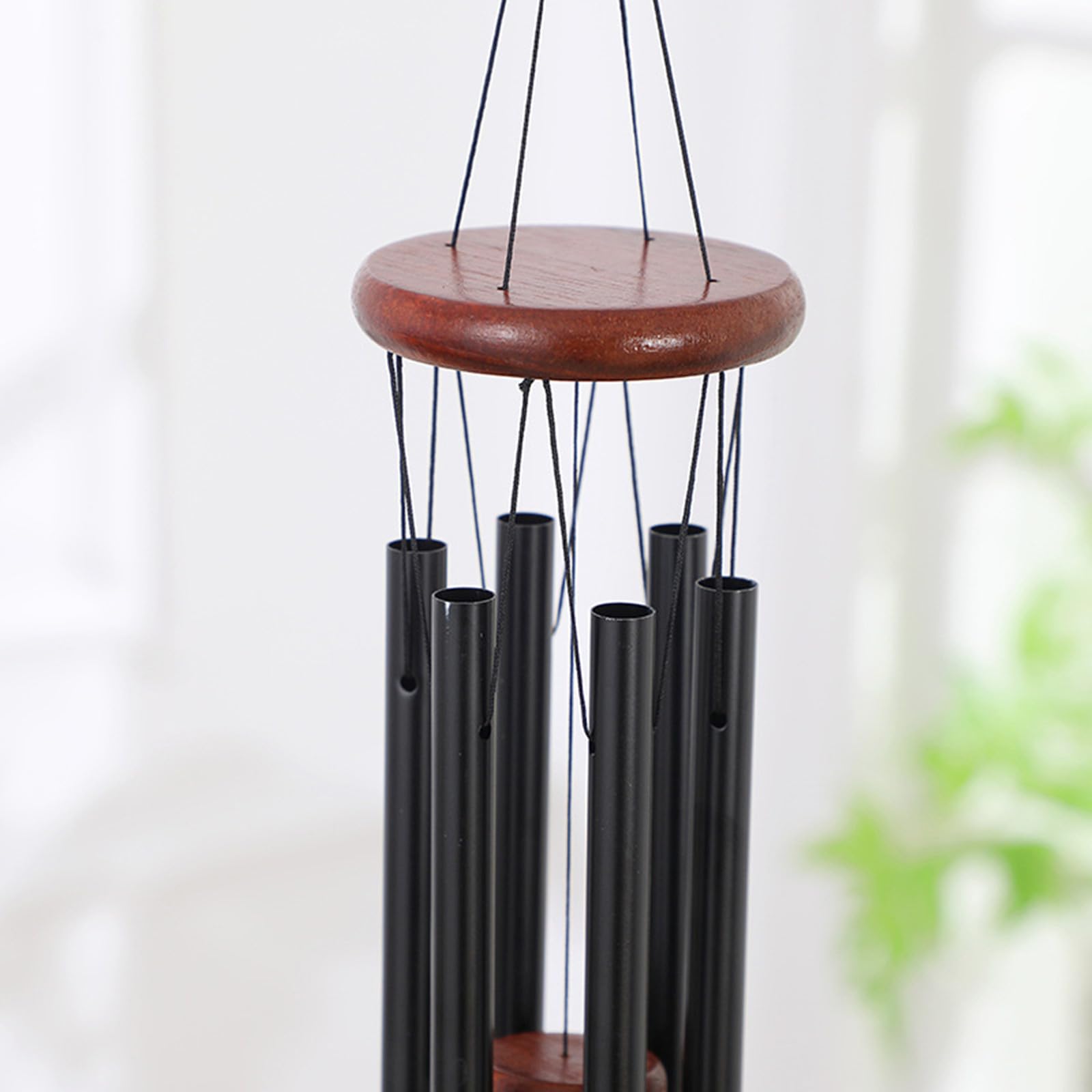 Lucky Wind Chimes, Vintage Metal Hanging Wind Bell Outdoor Good Luck Hanging Charm with Coin for Garden Home Patio Yard (Vintage) - Image 4