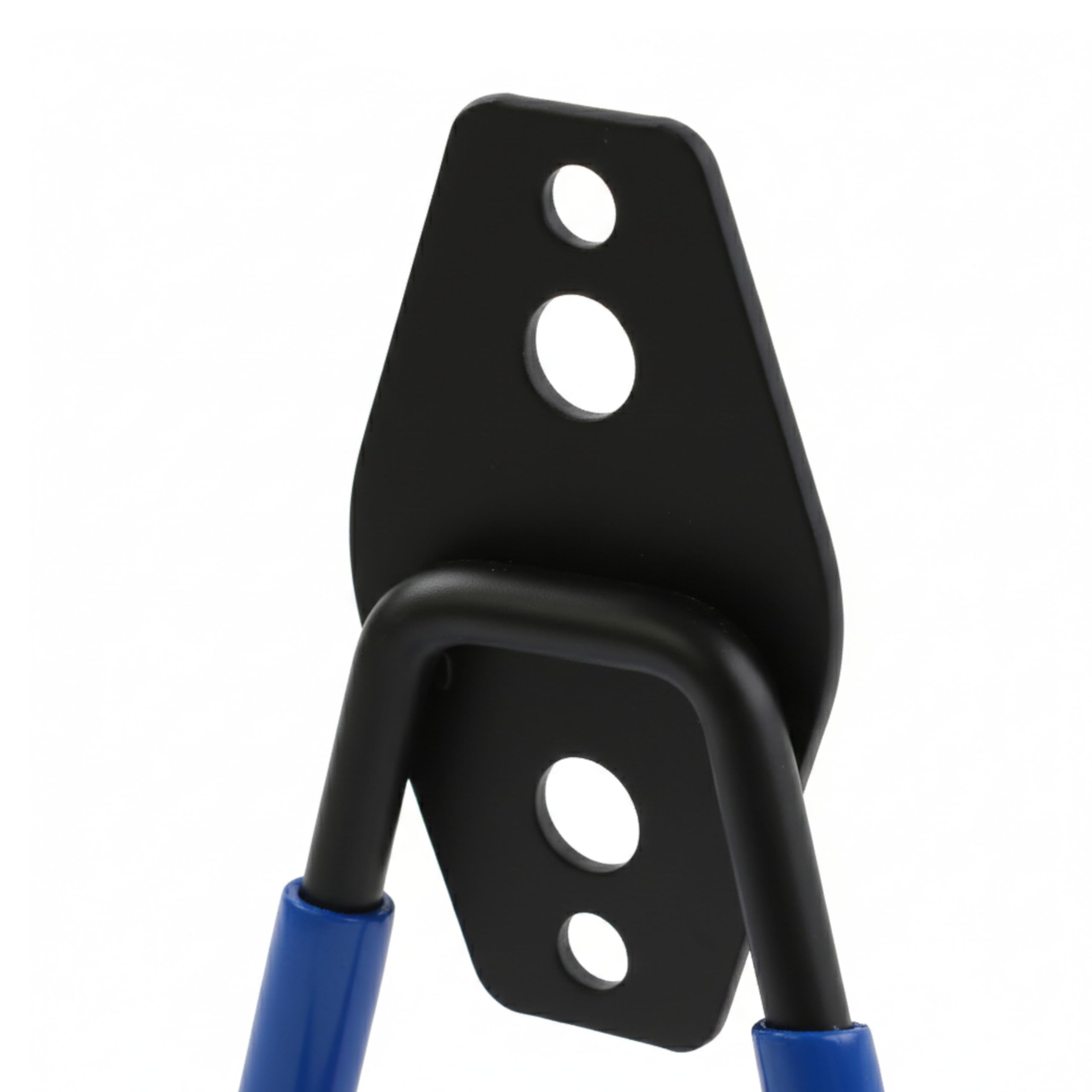botle Set di 10 ganci da parete, ganci per attrezzi, per utensili elettrici, forma d'onda 19 cm, rivestimento in PVC, per garage, capannoni, biciclette o tubi da giardino, doppio gancio, portata fino