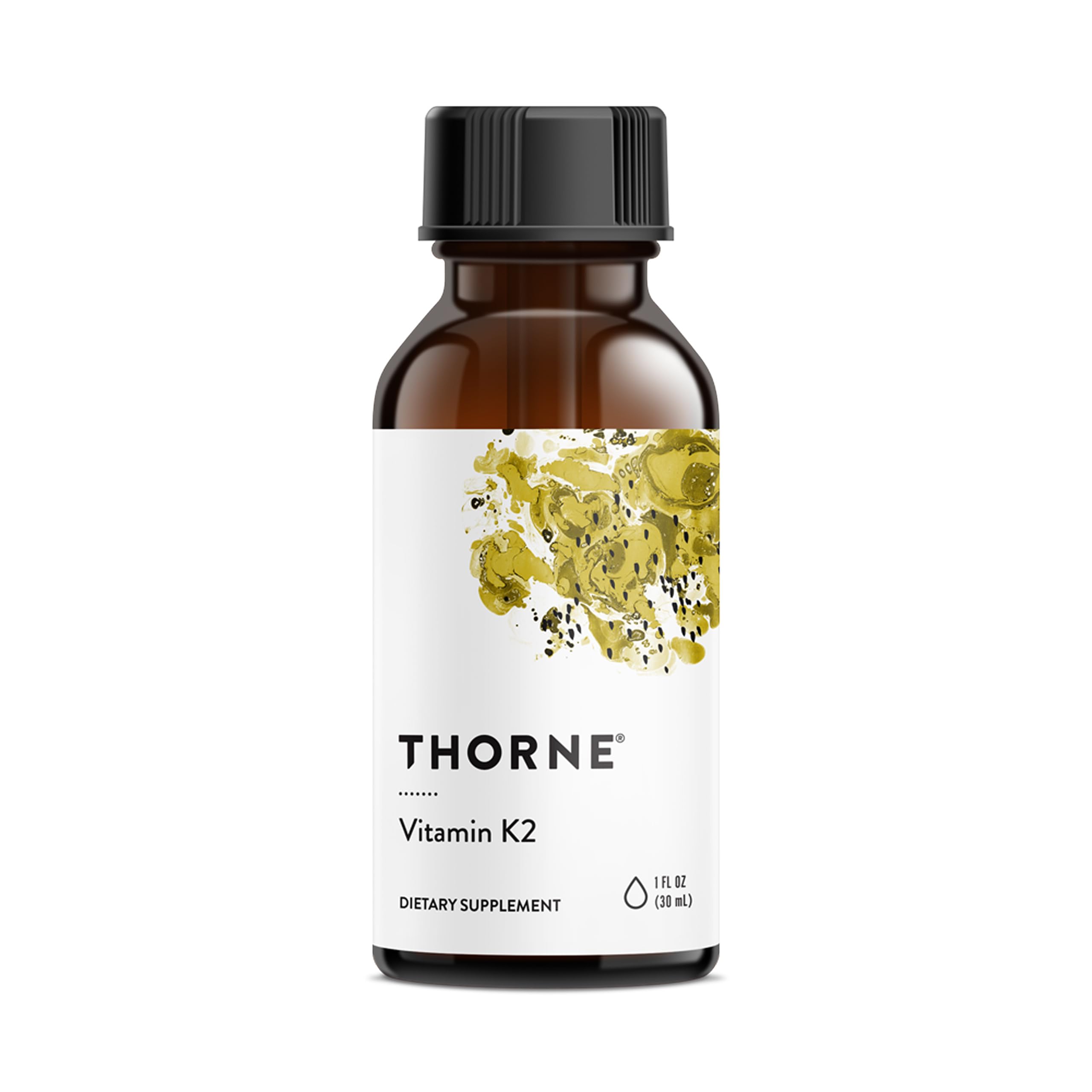 THORNE Vitamin K2 Liquid (1 mg per drop) - Concentrated Vitamin K2 Supplement for Heart and Bone Support - 30 ml