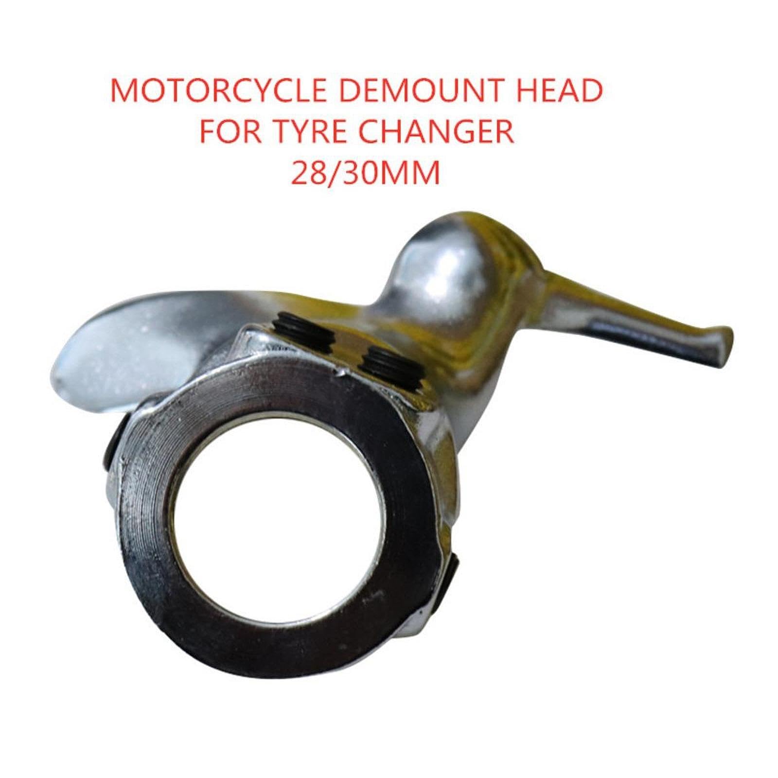 Cabezal Adaptador para Cambiador de Neumáticos de Motocicleta Remoción de Neumáticos con Material de Acero Aleado Protector Nylon Y Instalación Fácil, Adaptador de 30 Mm