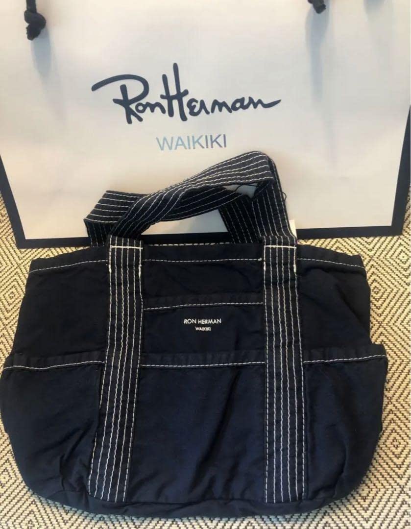 Amazon.co.jp: ロンハーマン ハワイ 限定トートバッグ SサイズNavy  