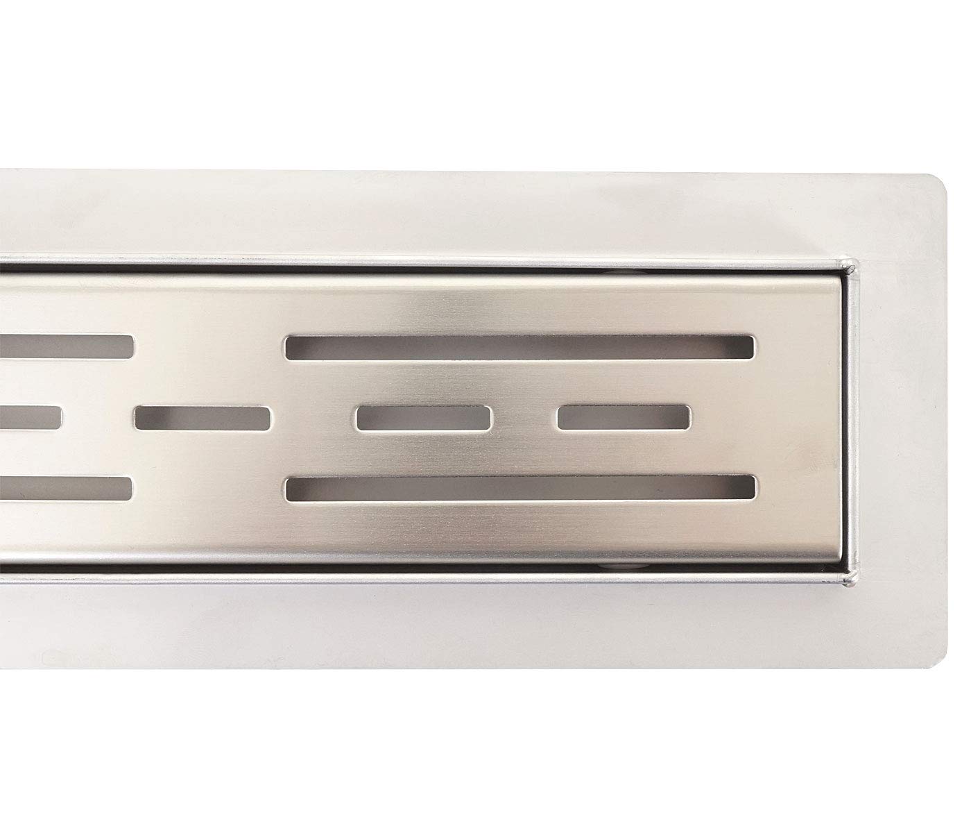 Mendler HWC-D94a - Canaleta para desagüe de ducha (sifón de acero inoxidable, 50-120 cm)