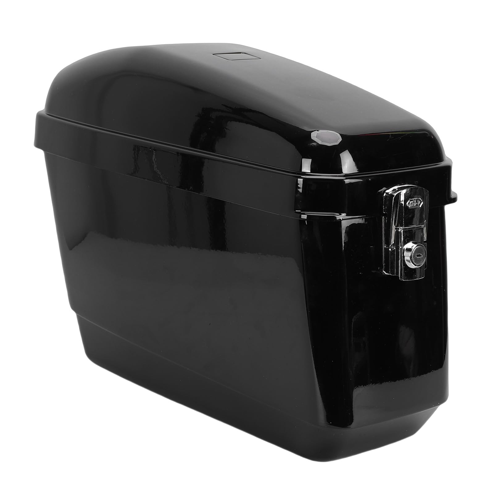Dpofirs Borse da Sella Rigide per Moto, Valigie Laterali per Moto in ABS con Serratura da 45 Litri con Kit Staffa di Montaggio, per Cruiser e vestibilità Universale