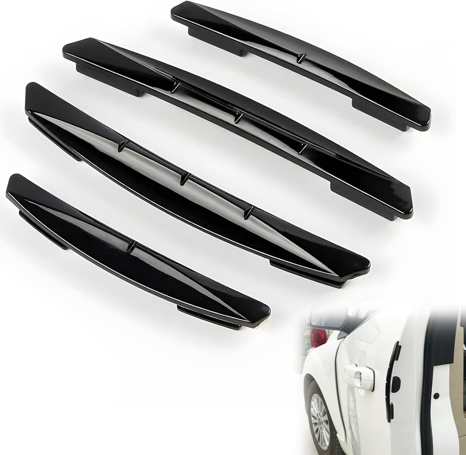 LYCMM 4Pcs Car Door Edge Protectors for Hyundai INSTER (2024-2026) Elektro