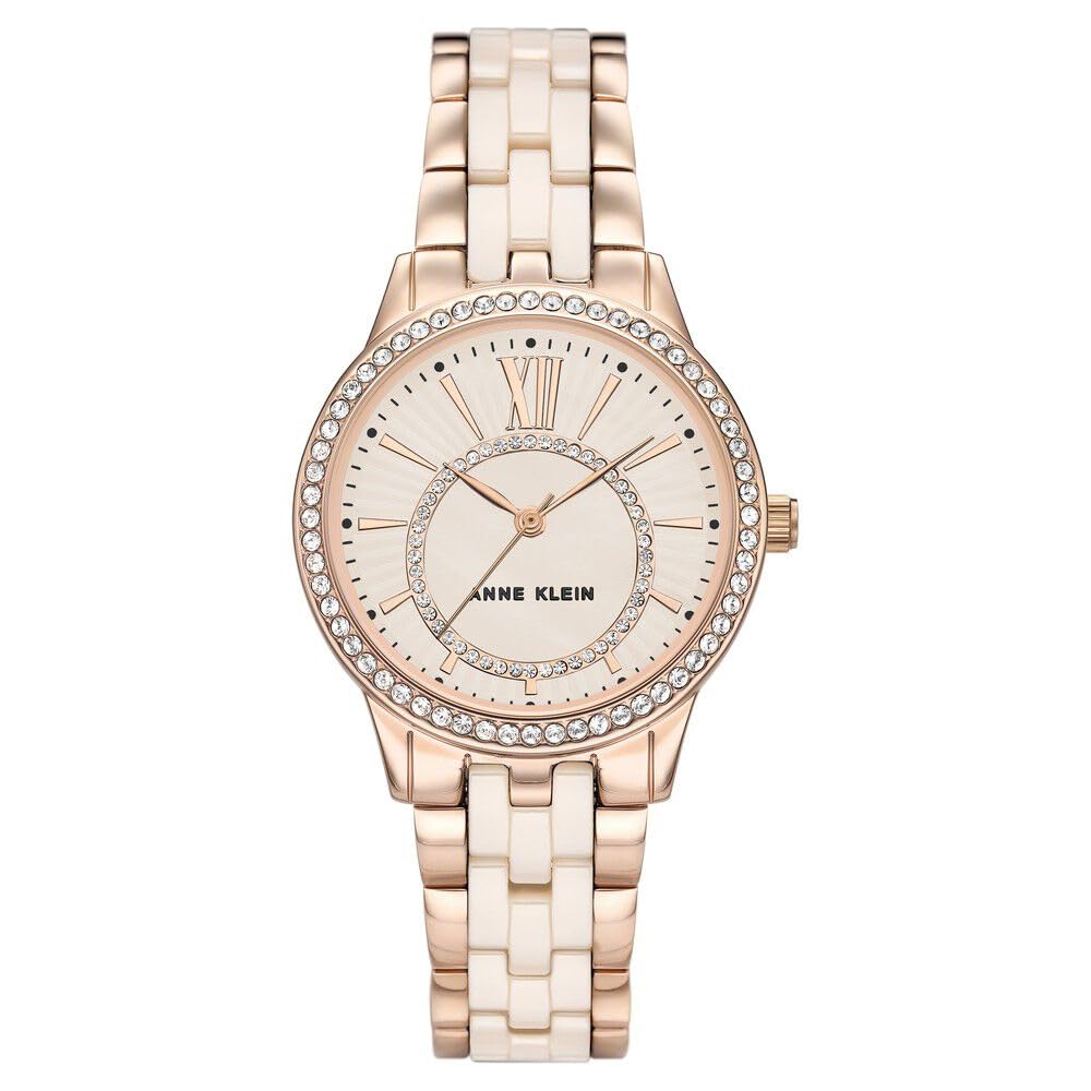 Anne Klein Quartz Analog Pink Dial Ceramic Strap Watch for Women-NEAK3672LPRG (B09SQ27BKP) Amazon Price History, Amazon Price Tracker