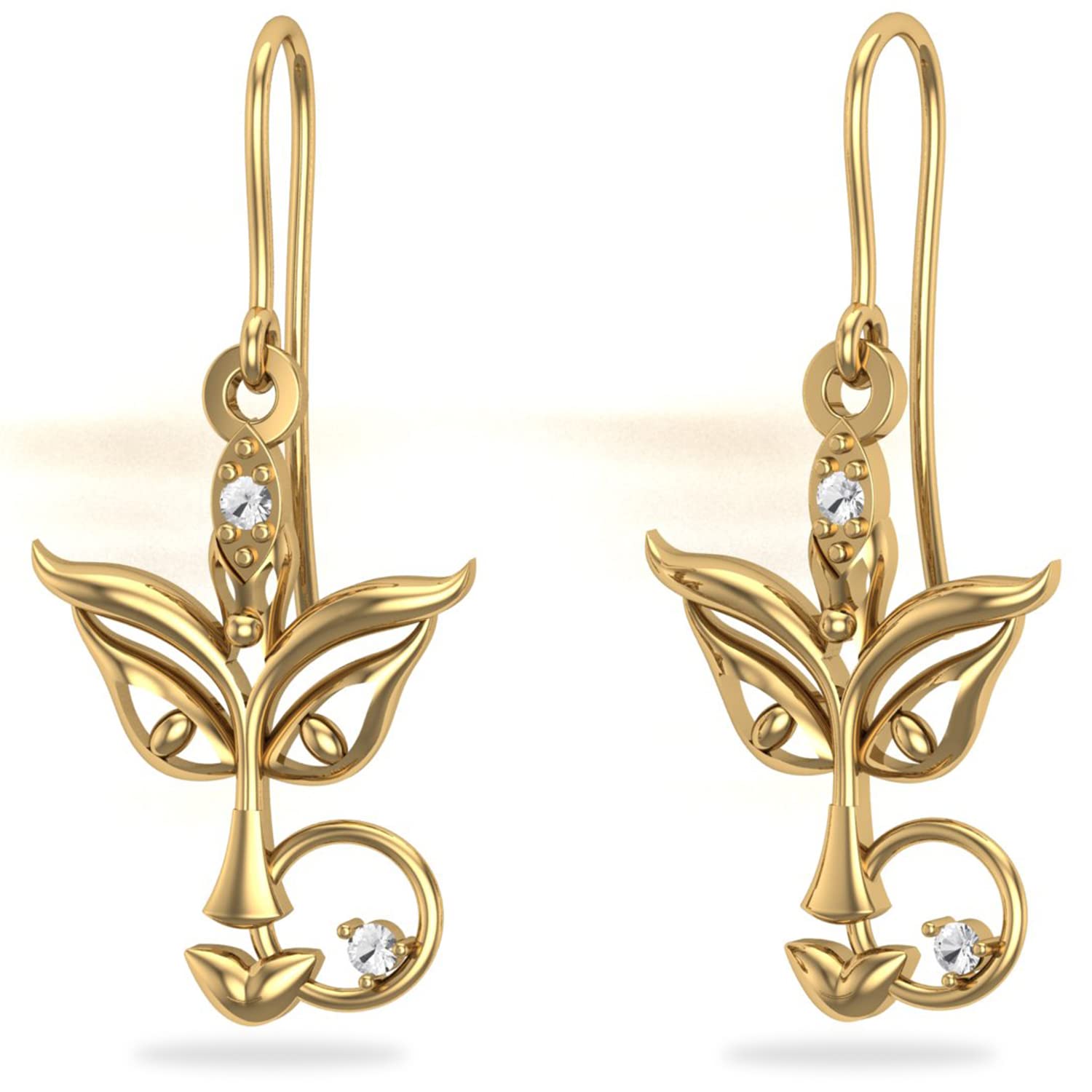 KUNUZ 925 Sterling Silver Gold Plated Durga Mata Shape Dangler Earrings for Women (B09TRK4NVJ) Amazon Price History, Amazon Price Tracker