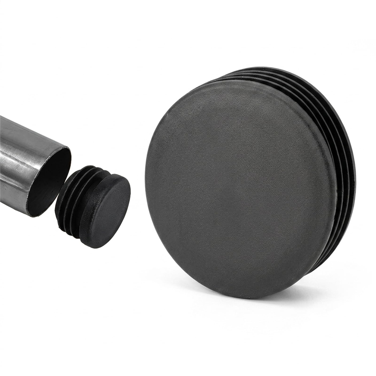 Blanking Cap Soil Waste Pipe Cap – 1 Pack – 110mm 4" Drain Pipe Cover – Push Fit Tap Hole Blanking Plug for Internal and External Drainage