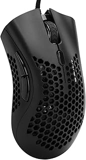 ASHATA Gaming Mouse,Lightweight Wired Gaming Mouse 7 Buttons 200-12000 Adjustable DPI Ergonomic Hollow Gaming Mice Gamer Mice With 400IPS Tracking Speed