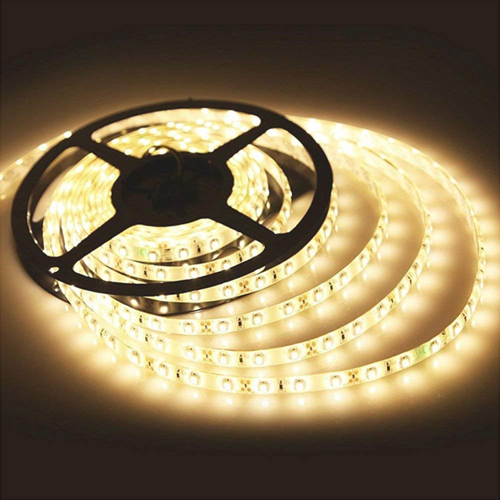 LED Strip Lights, USB TV Backlight 6.56ft/2m LED Lights for 40~60in HDTV, Waterproof SMD 3528 5V Warm White Bias Lighting, Reduce Eye Strain, Improve Contrast.USB Bias Lighting for Home Theater - Image 3