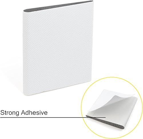 Miniatura 5 de Builder Supply Sello de esquina para puerta, marco de puerta exterior, tapón de cuña con adhesivo, paquete de 16, blanco, 16 blanco