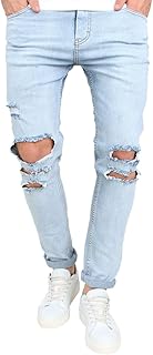 Sky blue torn jeans Clearance