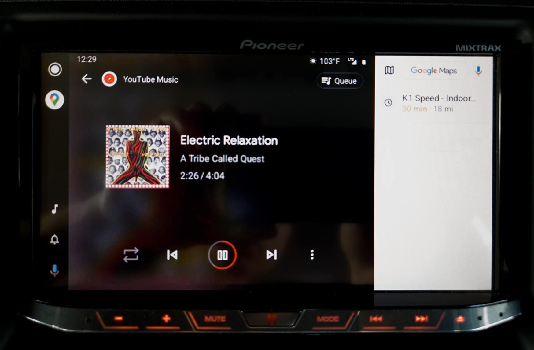 Give it a few nudges and it works just fine - Pioneer NEX