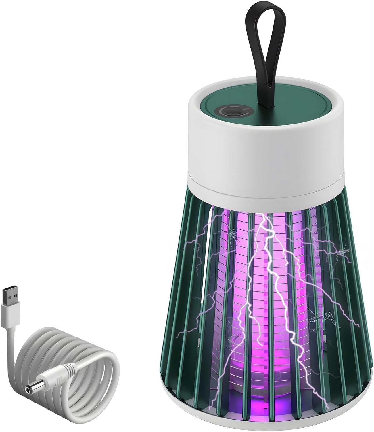 MozzGuard, 2025 Nueva Mozz Guard Mosquito Zapper, Lámpara Mosquito Impermeable Exterior, Lámpara de Mosquito Impermeable para Exterior (Green)