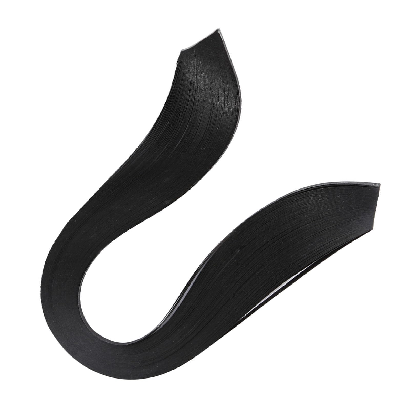 Paper Quilling Kit with 600 Stripes 3mm Width Pure Color Origami Paper for Quilling Paper Arts and Crafts Card Design (Black)