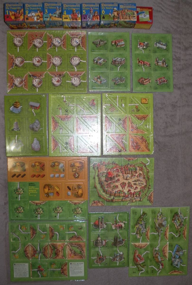 Amazon | カルカソンヌ CARCASSONNE ミニ拡張/ミニ追加セット等計31 