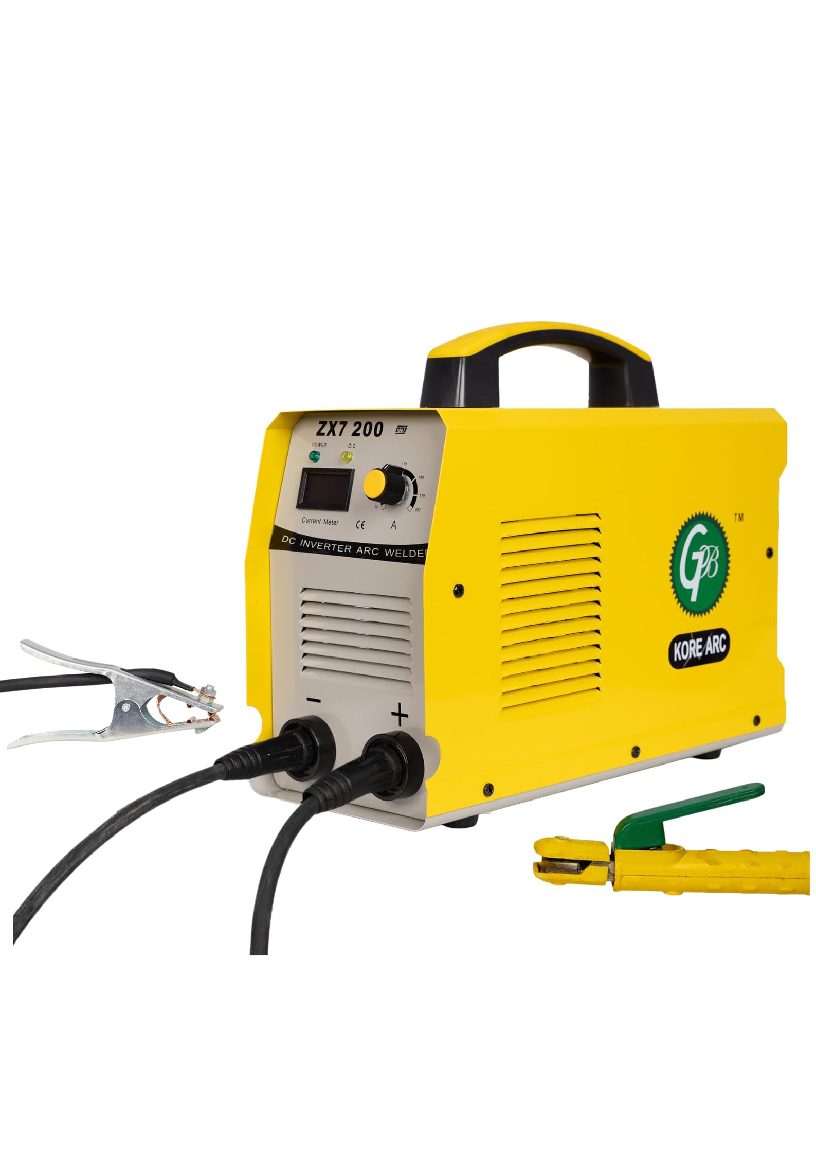 ZX7 200 Welding Machine (2024)– Lightweight Inverter Welder with High Efficiency, Portable Design, and Low Electricity Consumption (200A, Single PCB Series) - (YELLOW/ORANGE)