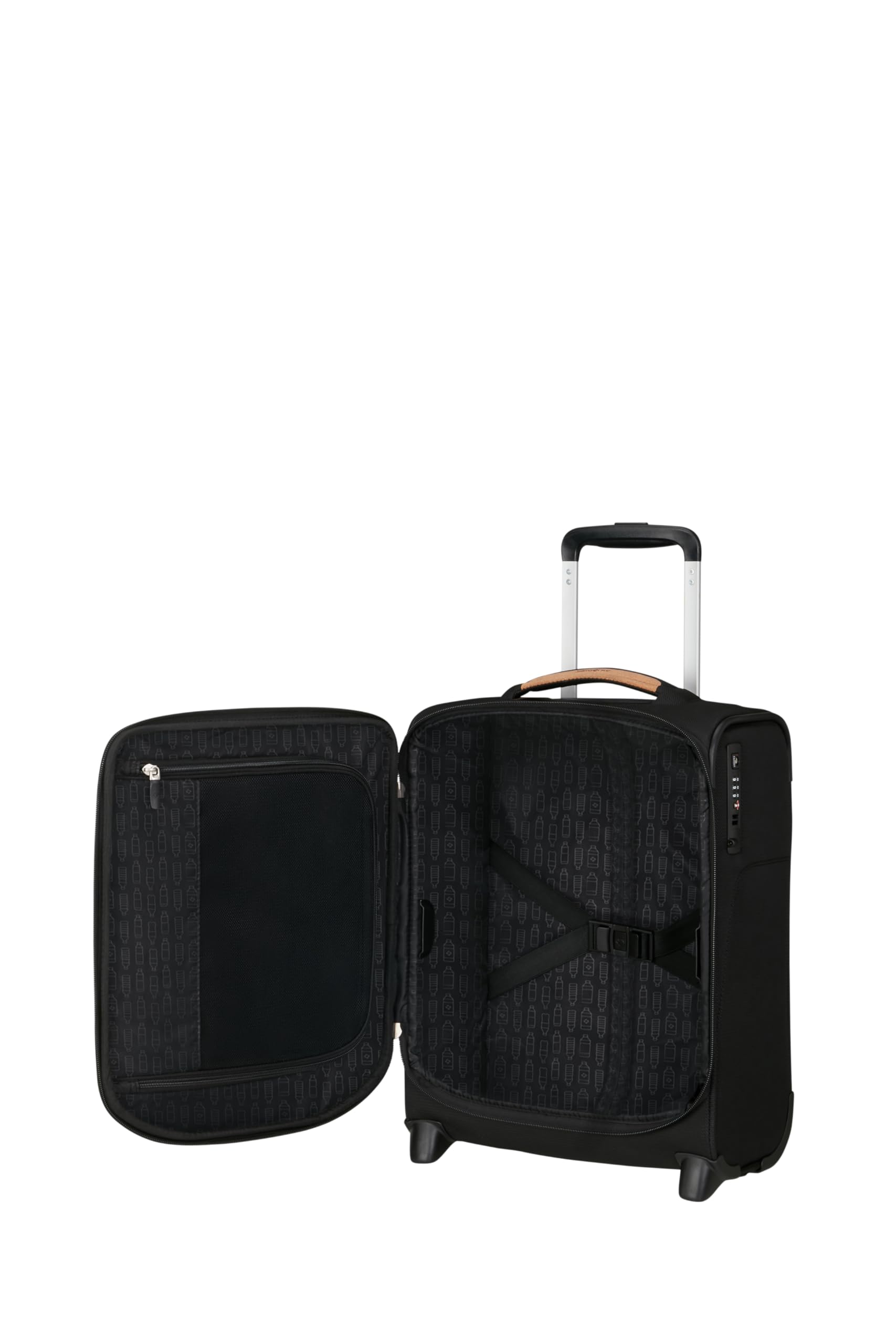 Samsonite Spark SNG ECO - Bagaż Podręczny EasyJet, Upright XS, 36 x 45 x 20 cm, 29 L, 2 kg, Bagaż Podręczny Samolotowy Pod Siedzenie, Czarny (Eco Black)