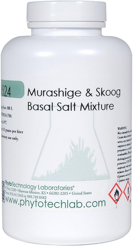 Murashige & Skoog Basal Salt Mixture (100 L)