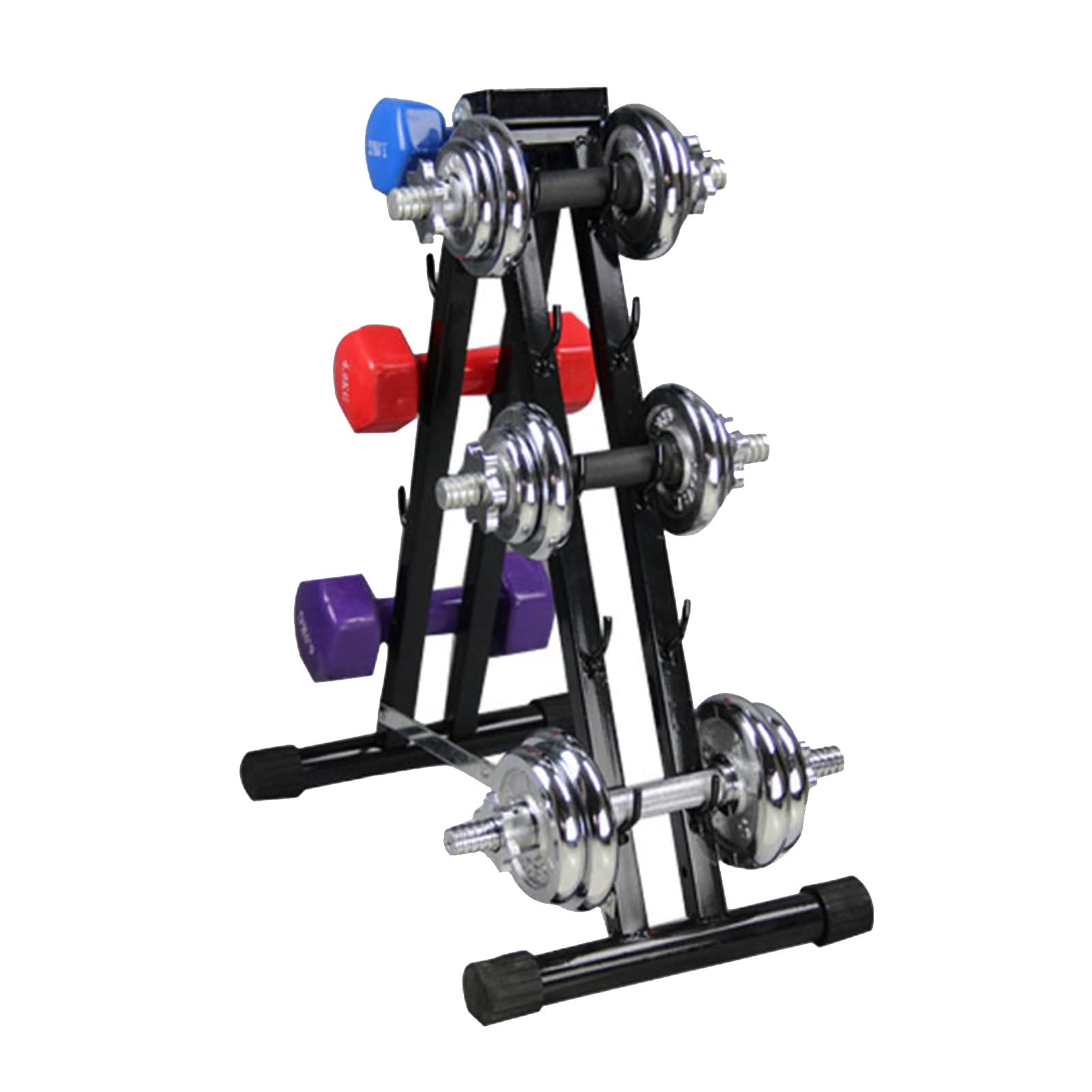 Soporte De Soporte De Almacenamiento For Mancuernas, Soporte De Acero For Almacenamiento De Mancuernas, Árbol De Mancuernas Con Marco En A, Juego De Pesas Con Mancuernas For Ejercicios De Gimnasio En