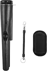 Detector de metal Pinpointer, detector de metais portátil portátil, pesquisa 360° detector de metal IP66 à prova d'água 7 cm profundidade de pesquisa sem bateria para ferro de alumínio dourado