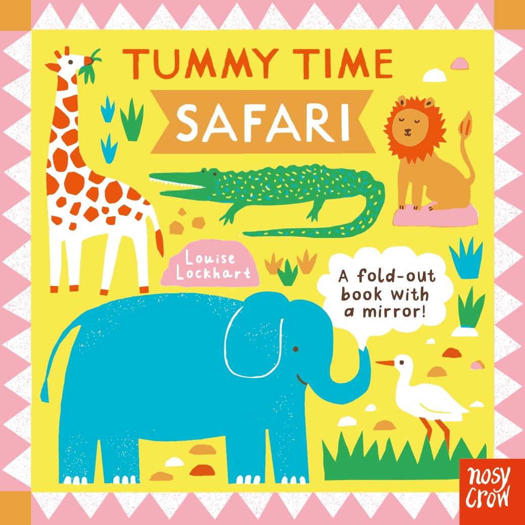 Nosy Crow - Board Book - Tummy Time Safari - 1 Pack