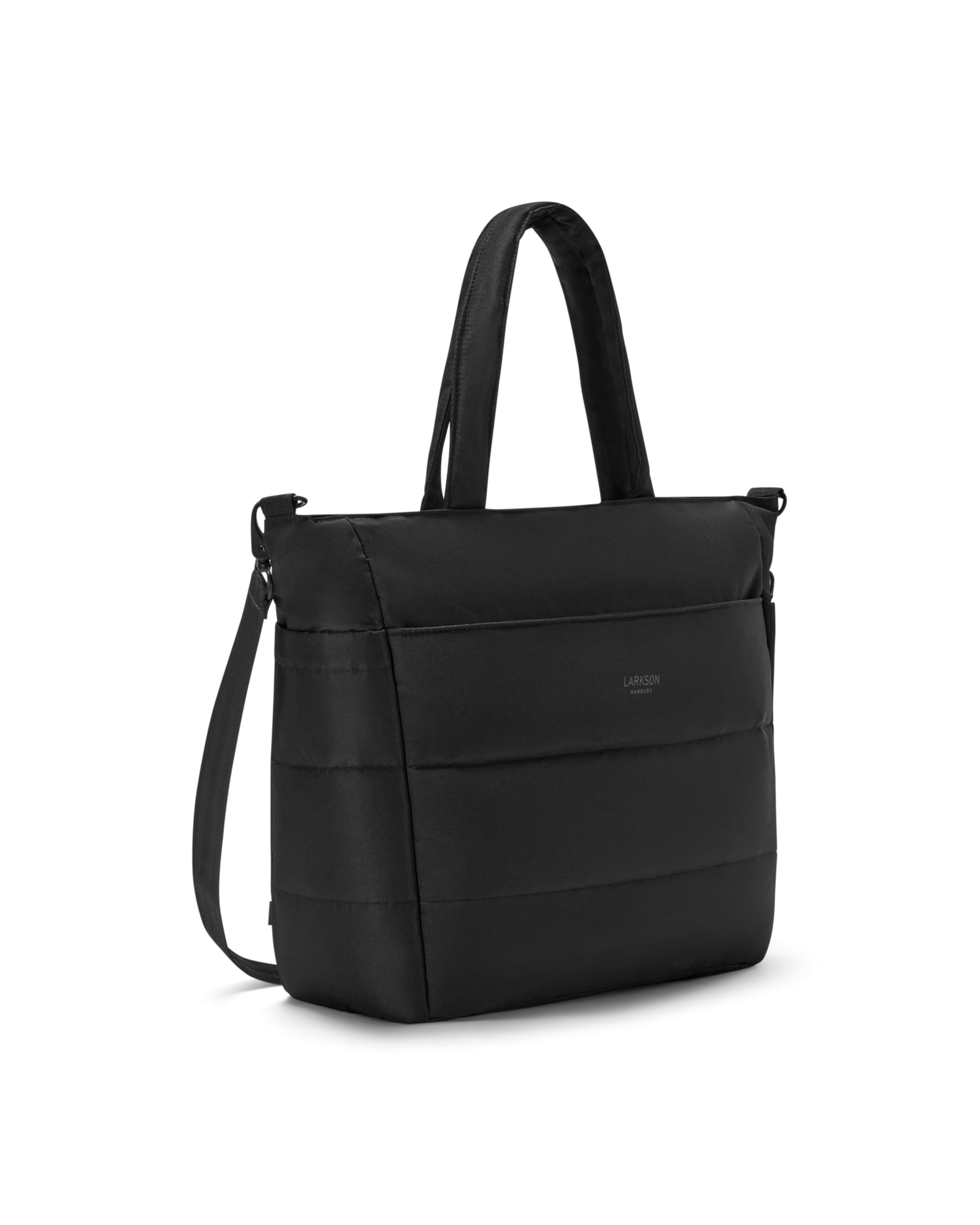 LARKSON Puffer Tote Bag Femmes - Alma | Sac Fourre-tout Puffy avec de Multiples Compartiments, Sac à Bandoulière, Shopper avec Fermeture Éclair, Hydrofuge
