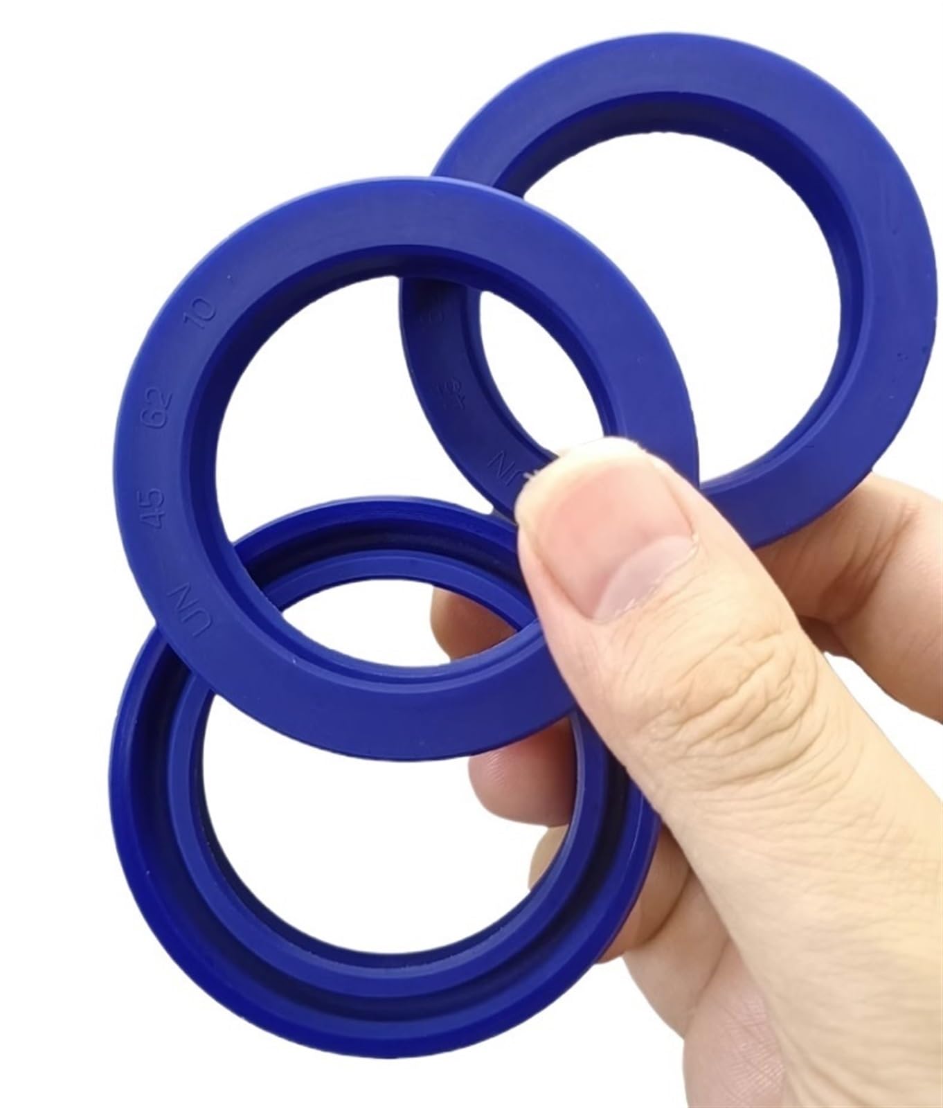 Guarnizioni Radiali ONU In PU Blu 8x16x6mm - Confezione Da 5 Pezzi Per Cilindri Idraulici - Foto 5