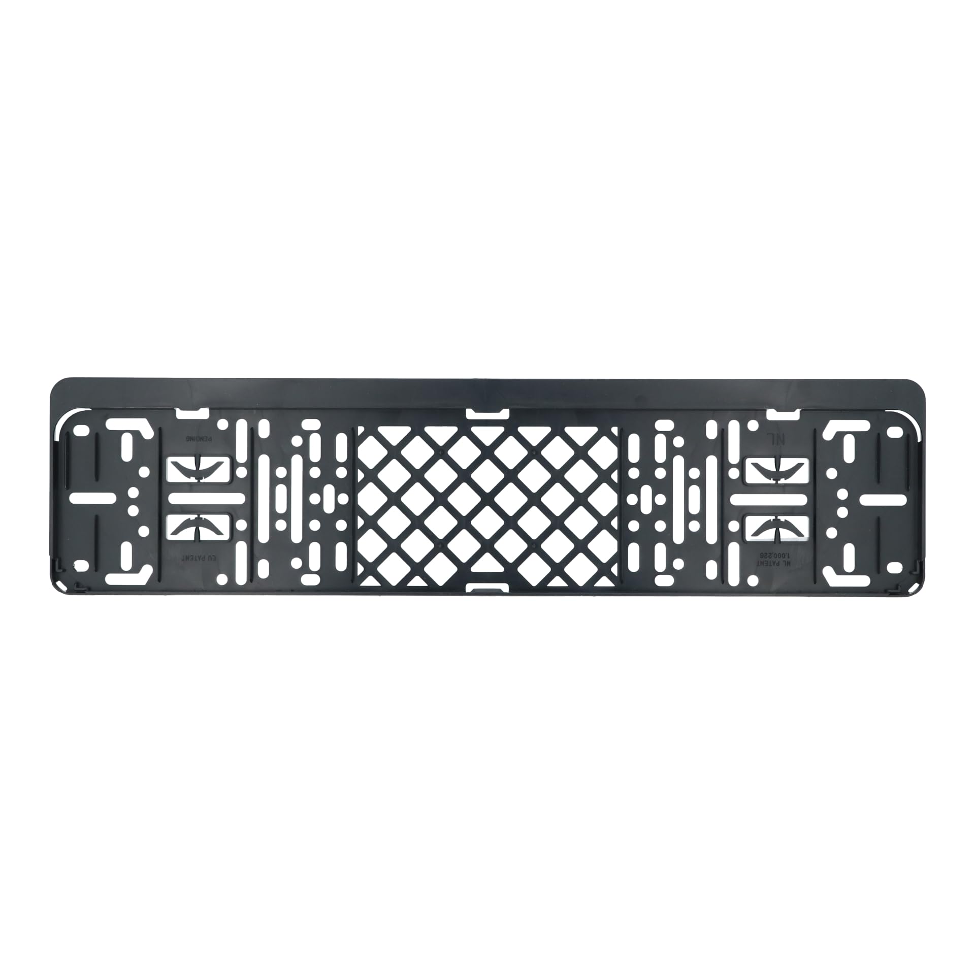 Carpoint License Plate Holder Black 1363006