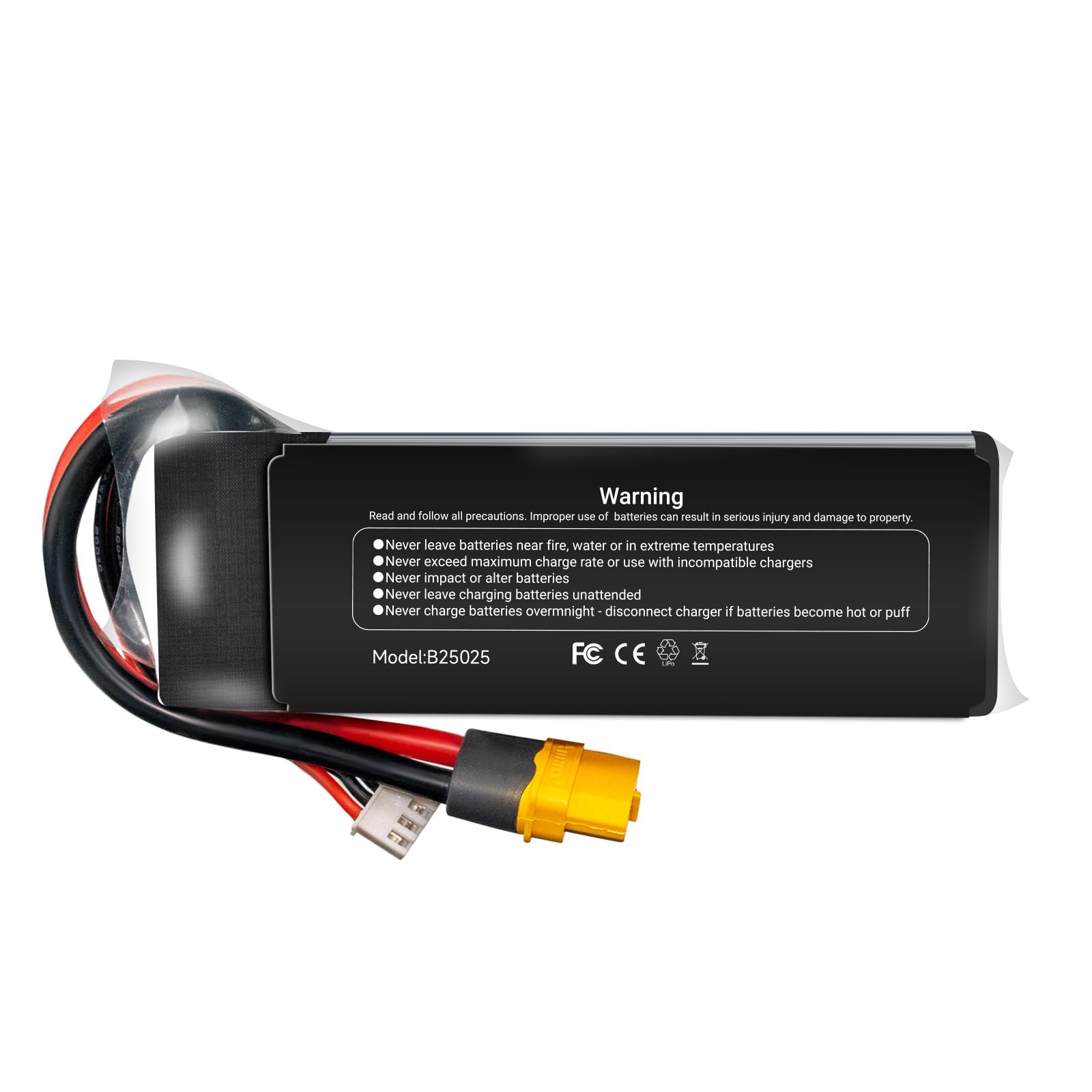 ISDT Batería Smart Lipo 7.4V 2S 900mAh 30C Con Conector XT60 – Control Por App BattAir Para Coches Y Aviones RC