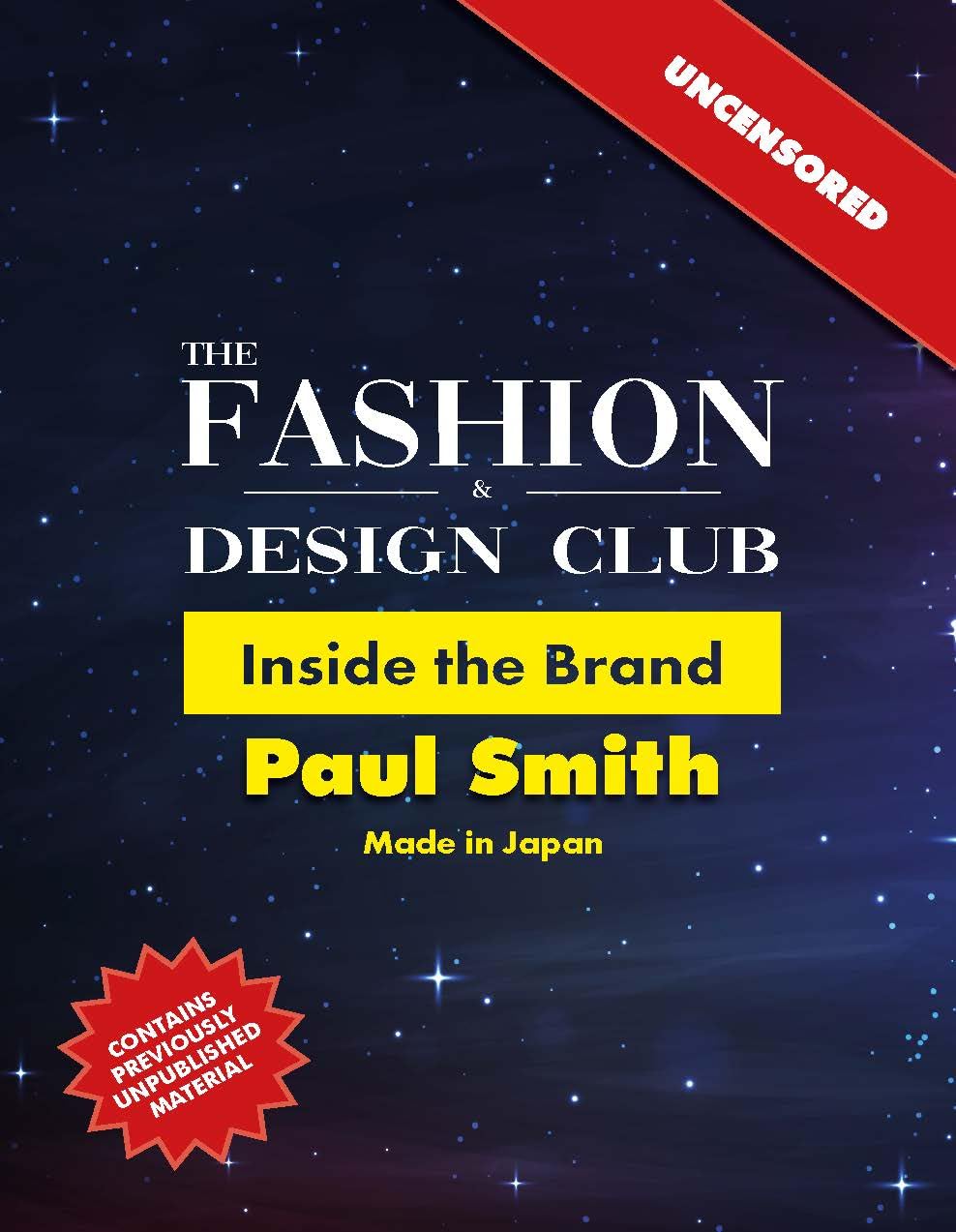 Livre Paul Smith Made in Japan mode masculine et design japonais pour collectionneur