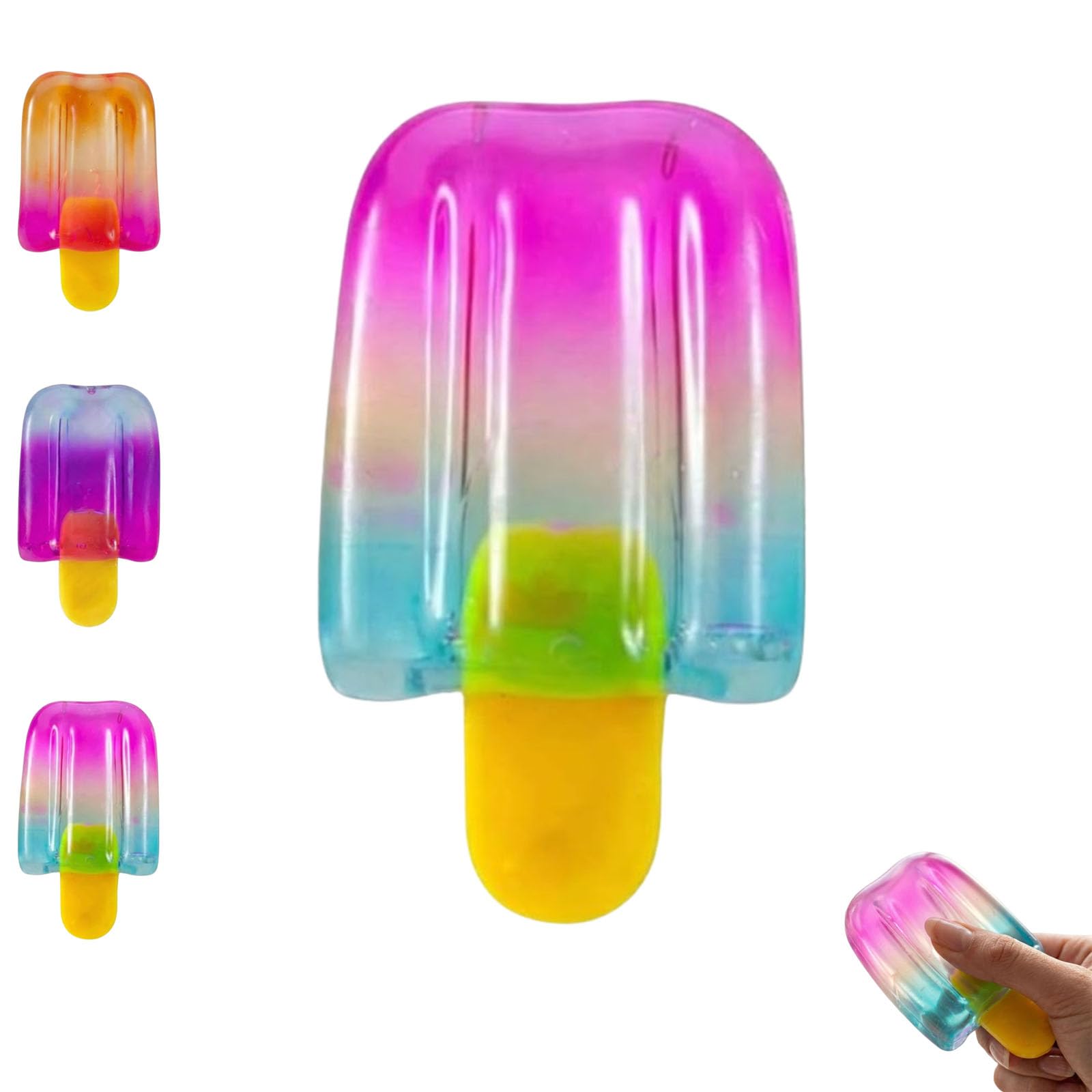 GFJryET Stress-relief toys, Ice Cream Squeeze Squishy,New Fidgets Toy Stress Sensory Relief(#C)