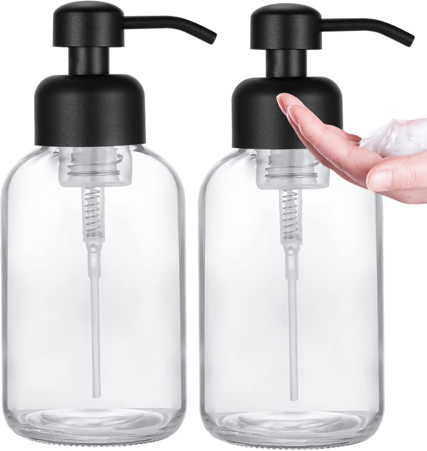 2 Pcs Foaming Soap Dispenser Set Dish Soap Dispenser for