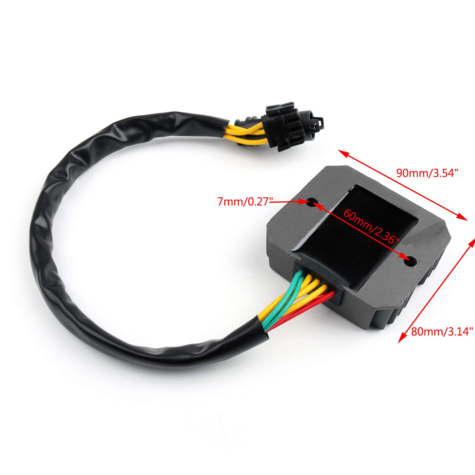 Topteng Regolatore raddrizzatore 2346550 7707943, per BMW F650GS F650CS F700GS G650GS F800 ST/GS/GT/R/S 1999-2016, per Husqvarna TR650 Terra/Strada 2013-2015