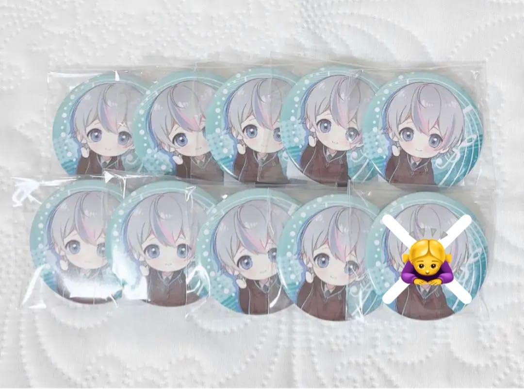 終ヴィル イヴ キラキラ缶バッジ クッキー缶バッジ 終ヴィル イヴ