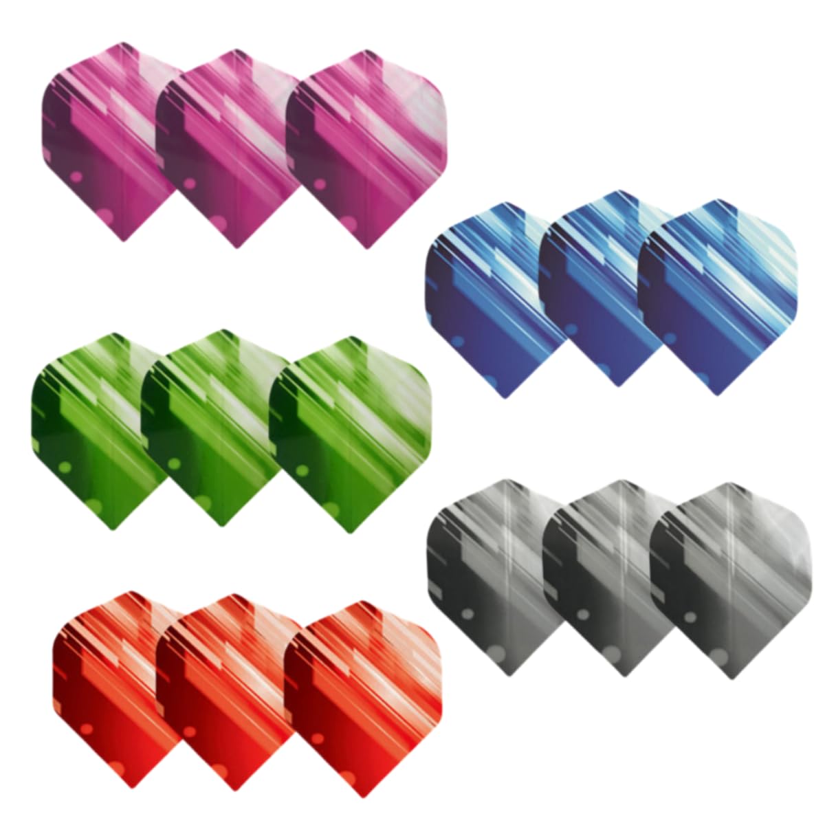 HRLORK Darts Shafts Darts Flights Nylon Shafts Multiple Stems and Flights Darts Accessories- 15 Packs - Image 4