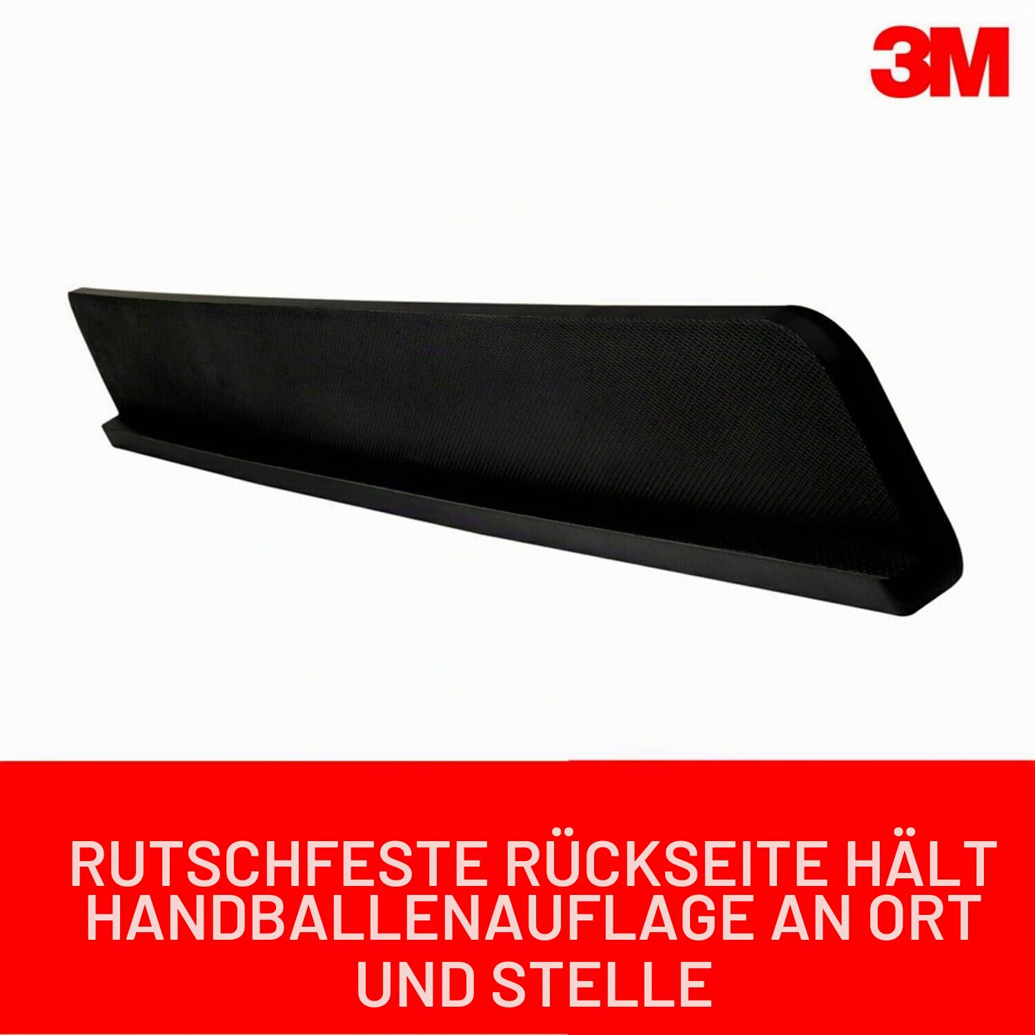 3M Gel-Handballenauflage für Stehpulte, verschiedene Arbeitspositionen, Schwarz (WR200B)