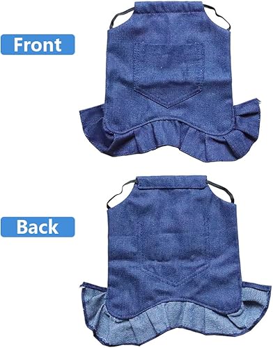 Miniatura 3 de TOBILE Sillín de pollo, 3 piezas de delantal de gallina protector de plumas de gallina con correas elásticas protector de plumas de ala de gallina,