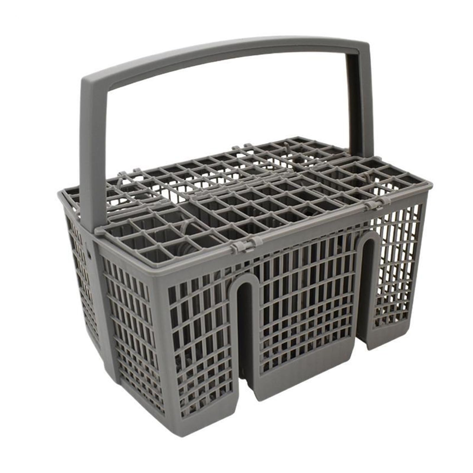 Cesta universal para cubiertos para lavavajillas, organizador rectangular para cocina, diseño que ahorra espacio para un fácil lavado de platos y almacenamiento eficiente