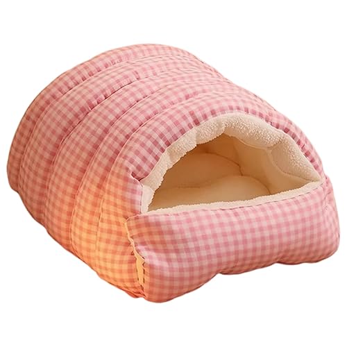 Cozy Monster Cat Bed, Warm Winter Cat Cave with Removable