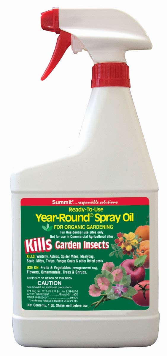 Summit 122 Year-Round Spray Oil for Garden Insects Ready-to-Use