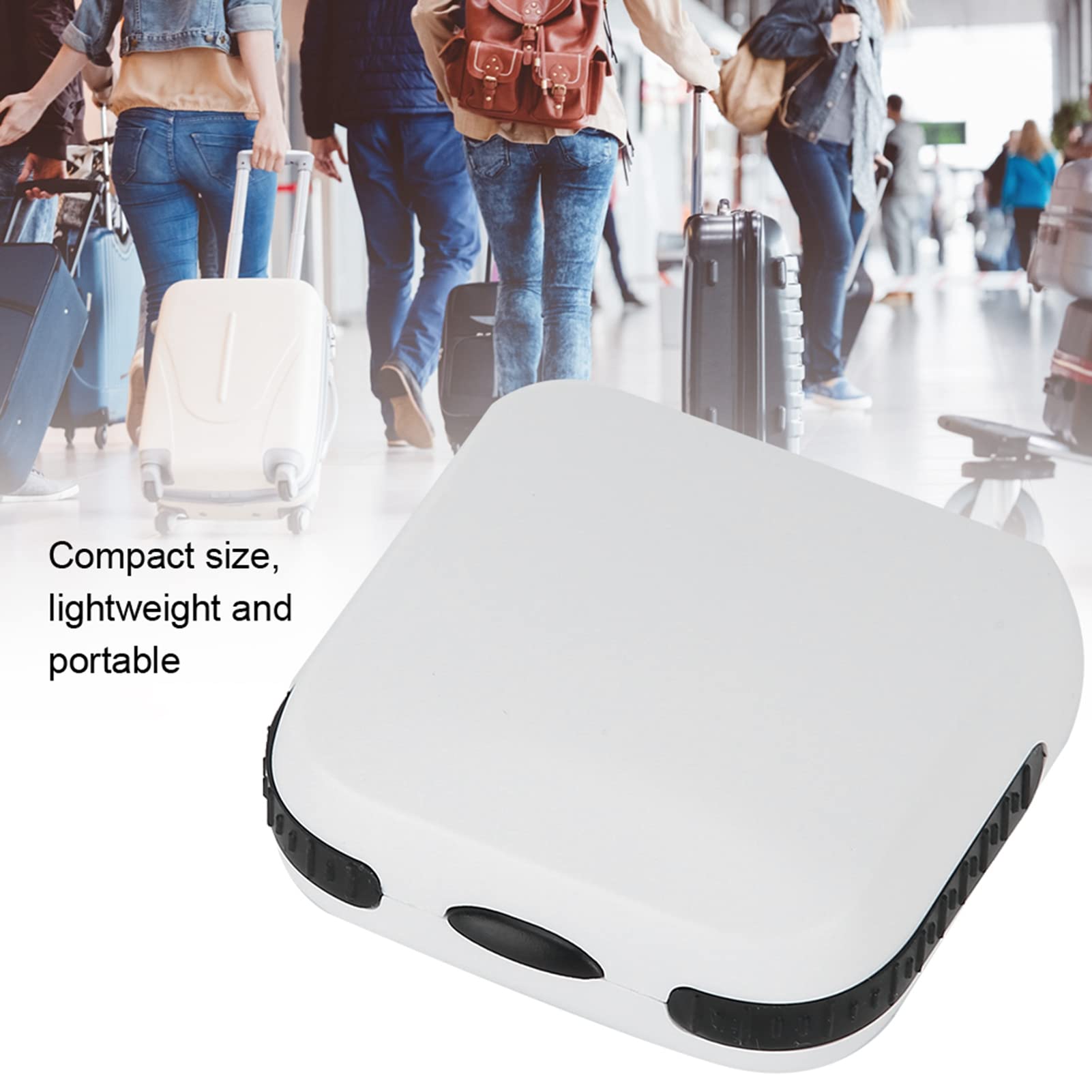Amazon.co.jp: 補聴器ケース、軽量防水コンパクトサイズ2.6 X 2.6 X 1 