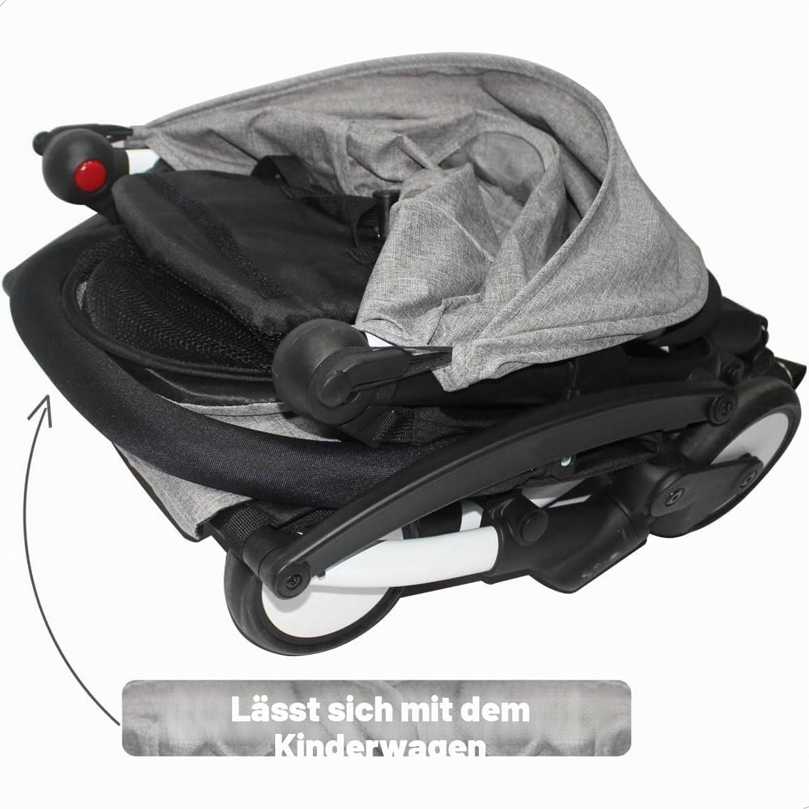 Buggy sicherheitsbügel für BABYZEN YOYO2 Kinderwagen, Buggys Zubehör, Halterung für mehr Sicherheit auf Reisen, abwischbar, minimalistisches Design, Kunstleder
