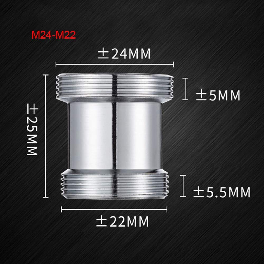 Accesorios para purificadores de agua Adaptador de grifo, rosca macho M22, conector de rosca macho M26/M28/M30/M32, adaptador exterior, accesorios de grifo de latón for cocina y baño, 1 unidad(M32*M22