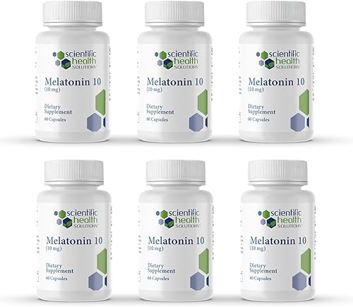 Miniatura 12 de Melatonina de 10 mg | Melatonina extra fuerte en cápsulas fáciles de tragar | Vegana, sin OMG y sin gluten | Extra Strength fabricada en Estados