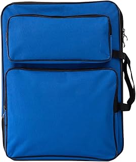 GIYXHU Bolsa Portafolios De Arte Mochila Multifuncional for portafolio de Artistas, Bolso de Hombro, Bolsa de Dibujo de Viaje, Mochila Impermeable for bocetos de Arte(Blue)