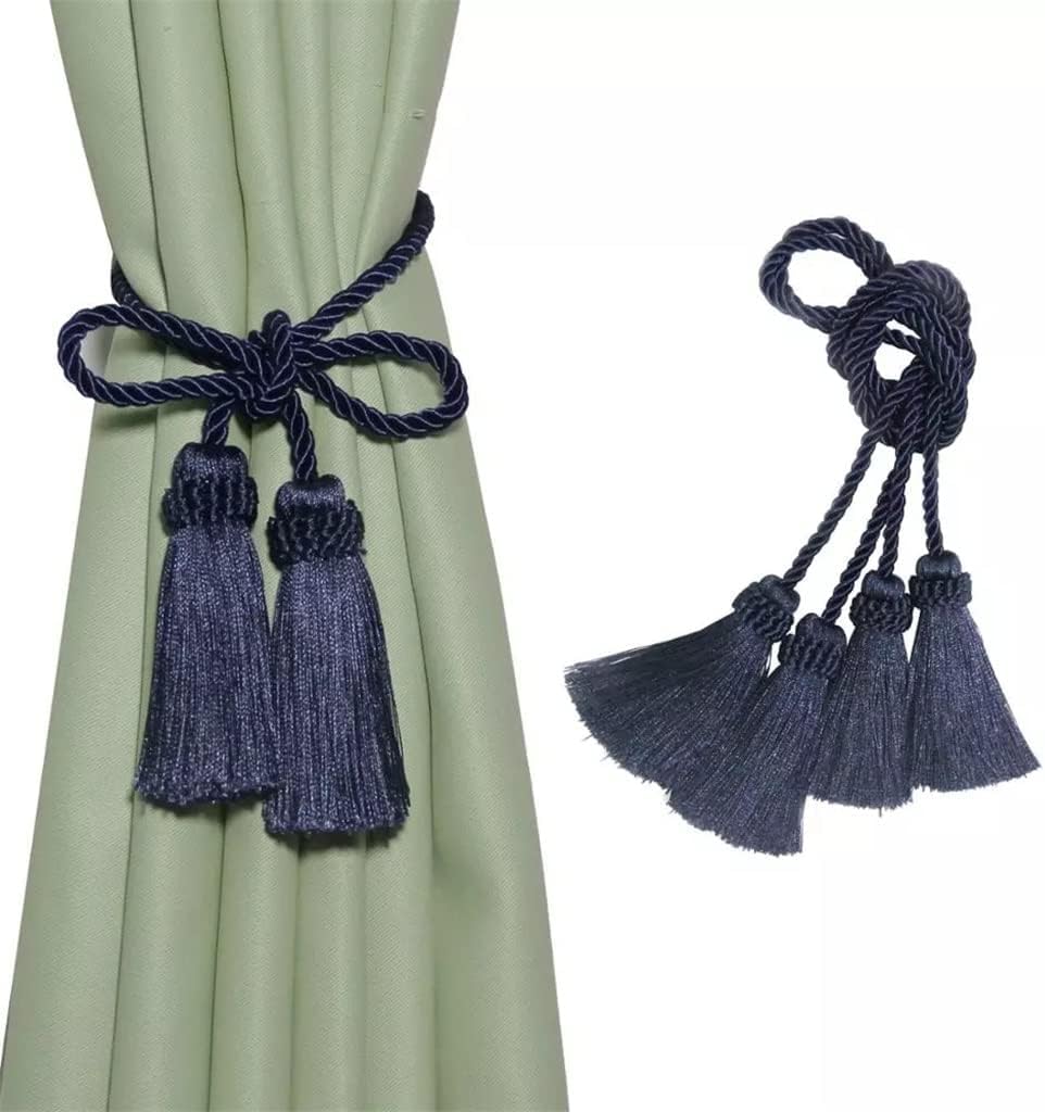 Embrasses de Rideaux, Glands de Rideaux, Accessoires de Sangle de Rideau à Pompons, Boucle de Support de Rideau, Corde Faite à la Main, Pompon, Bandage, décoration d'intérieur